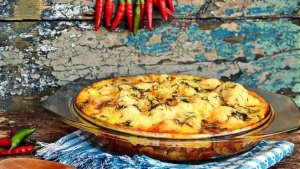 Mancarica de legume gratinata