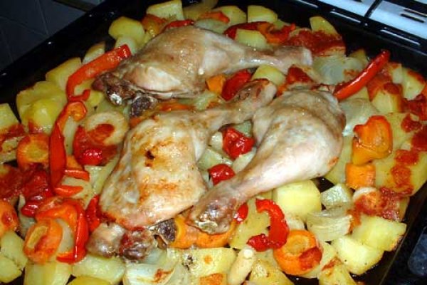 Pulpe de pui la cuptor