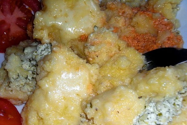 Mamaliga cu Patru Feluri de Branza