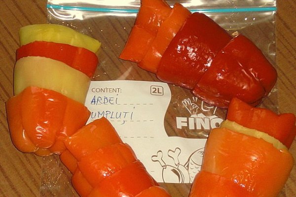 Ardei Pentru Umplut, la Congelator