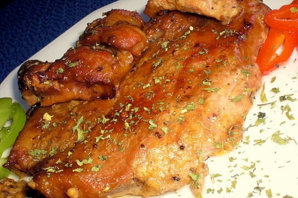 Ceafa de Porc Aromata, cu Bere, la Cuptor