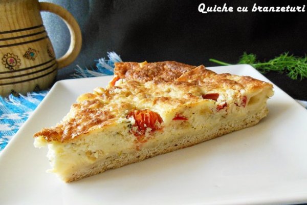 Quiche cu branzeturi