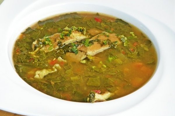 Ciorba de stevie cu omleta