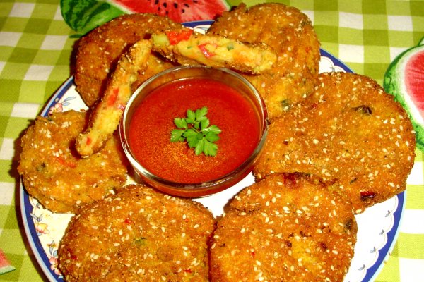 Parjoale crocante cu legume