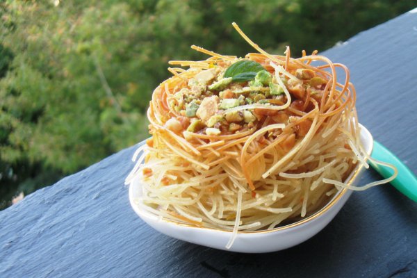 Kataif cu alune si fistic