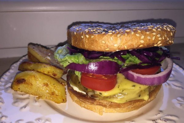 Burger de linte cu ciuperci